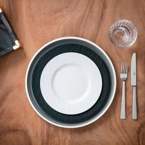 Villeroy & Boch Frühstücksteller Manufacture Rock Blanc 22 Cm 6