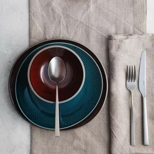 Rosenthal Teller Flach 22 Cm Junto Ocean Blue 6